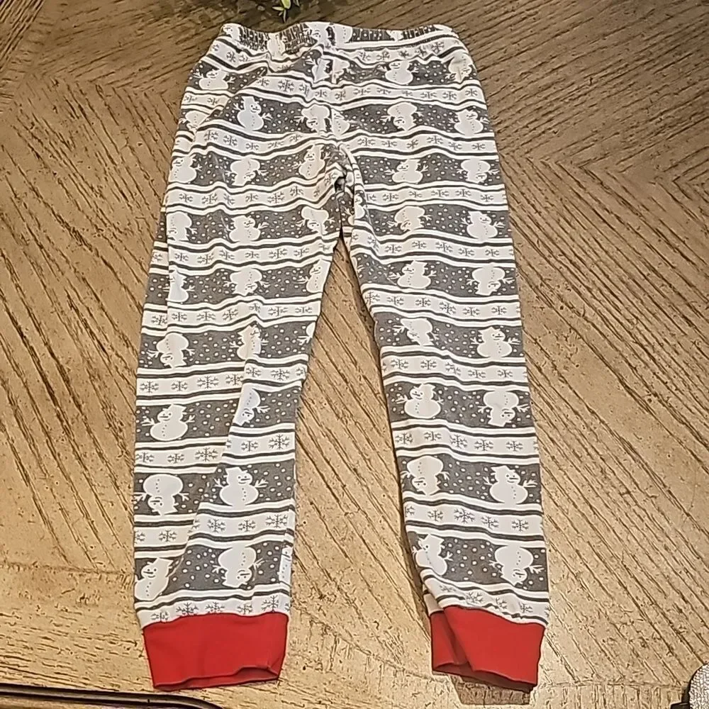 Snowman pj pants size 7